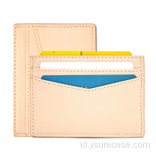 YSURE Kustom Kulit Pemegang Kartu Dompet Kredit Unisex